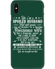 Load image into Gallery viewer, Shes Stubborn Messy And A Brat At Times Black Gift For Husband Phone case
