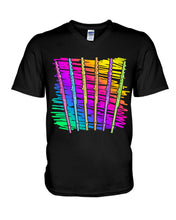 Load image into Gallery viewer, Six Flute Colorful Design Gift For Flute Lovers Guys V-Neck

