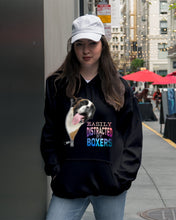 Load image into Gallery viewer, Easilly Distracted By Boxers Gift For Dog Lovers Hoodie
