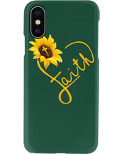 Load image into Gallery viewer, Black Phone Case Sunflower Faith Gift For Christians Phone case
