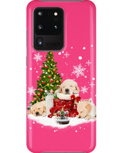 Load image into Gallery viewer, Funny Golden Retrievers Sleep In Red Boots Gift For Dog Lovers Phone case
