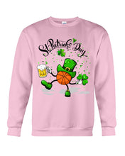 Load image into Gallery viewer, Basketball Saint Patrick's Day Gift For Basketball Lovers Sweatshirt
