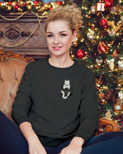 Load image into Gallery viewer, Cat In Your Front Pocket Great Gift For Cat Lovers Sweatshirt
