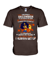 Load image into Gallery viewer, December Superwoman  Life Has Knocked Me Down Birthday Meaningful Gift Guys V-Neck
