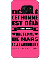 Load image into Gallery viewer, Désolé Cet Homme Est Déjà Pris Par Une Femme De Mars Birthday Gift Phone case
