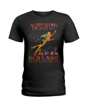Load image into Gallery viewer, Assuming I'm Just An Old Lady Was Your First Mistake Ladies Tee
