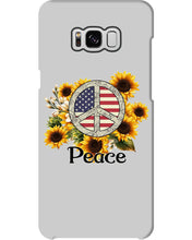 Load image into Gallery viewer, Peace Sign Sunflower Birthday Gift For Girls Phone case
