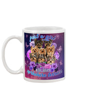 Load image into Gallery viewer, A Girl Loves Yorkshire Terrier Gift For Dog Lovers Mug
