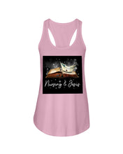 Load image into Gallery viewer, Nursing And Jesus Gift For Family Ladies Flowy Tank
