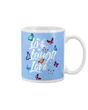 Load image into Gallery viewer, Butterfly Live Laugh Love Gift For Lover Mug
