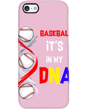 Load image into Gallery viewer, Baseball Be My DNA Gift For Sport Lovers Phone case
