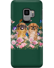 Load image into Gallery viewer, Pekingese With Peonies Gift For Dog Lovers Phone case
