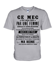 Load image into Gallery viewer, Birthday Meaningful Gift Geniale Super Mignonne Elle Est Nee En Fevrier Guys V-Neck
