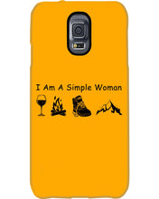Load image into Gallery viewer, Simple Woman Loves Wine Camping Shoes And Climbing Phone case

