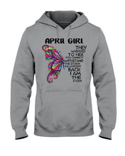 Load image into Gallery viewer, Birthday Gift For April Girl They Whispered To Her - I'm The Storm Hoodie
