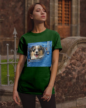 Load image into Gallery viewer, Australian Shepherd In Denim Pocket Gift For Dog Lovers Guys Tee
