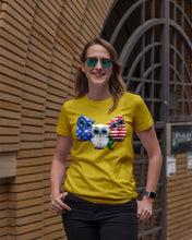 Load image into Gallery viewer, Lovely Phone Case Three Owl With US Flag Gift For Owl Lovers Ladies Tee
