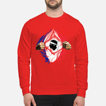 Load image into Gallery viewer, Corse Super Hero Flag Patriot Gift For Men Sweatshirt
