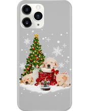 Load image into Gallery viewer, Funny Golden Retrievers Sleep In Red Boots Gift For Dog Lovers Phone case
