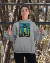 Load image into Gallery viewer, UFA Dinosaur T Rex Sky Full Of Stars Hoodie
