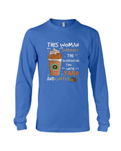 Load image into Gallery viewer, The Quarantine Time With Yarn And Coffee Gift For Women Unisex Long Sleeve
