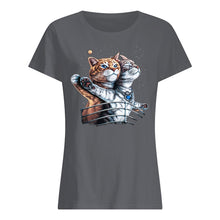 Load image into Gallery viewer, Vintage Funny Cat Love Trending Gift For Cat Lovers Ladies Tee
