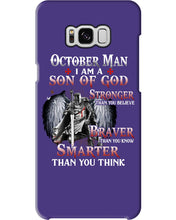 Load image into Gallery viewer, October Man Son Of God Birthday Meaningful Gift For Men Phone case
