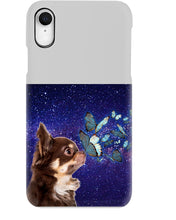 Load image into Gallery viewer, Chihuahua Blue Butterflies Sky Gift For Dog Lovers Phone case
