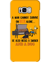 Load image into Gallery viewer, A Man Loves Beer And Dachshund Gift For Dog Lovers Phone case
