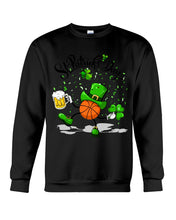 Load image into Gallery viewer, Basketball Saint Patrick's Day Gift For Basketball Lovers Sweatshirt
