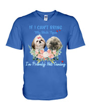 Load image into Gallery viewer, If I Can't Bring My Shih Tzu Trending For Dog Lovers Guys V-Neck
