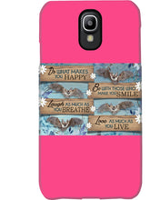 Load image into Gallery viewer, Do What Makes You Happy With Bats Gift For Girls Phone case
