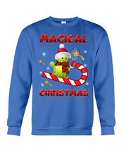 Load image into Gallery viewer, Tennis Players Magical Christmas Snowman Gift For Women Sweatshirt
