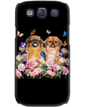 Load image into Gallery viewer, Pekingese With Peonies Gift For Dog Lovers Phone case
