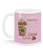 Load image into Gallery viewer, The Quarantine Time With Yarn And Coffee Gift For Women Mug
