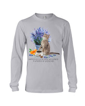 Load image into Gallery viewer, Cat With Coffee Is The Satisfaction Gift For Cat Lovers Unisex Long Sleeve
