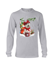 Load image into Gallery viewer, Cute Westie Christmas Night Gift For Dog Lovers Unisex Long Sleeve
