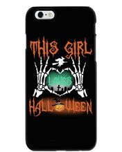Load image into Gallery viewer, This Girl Loves Halloween Gift For Girls Phone case
