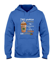 Load image into Gallery viewer, The Quarantine Time With Yarn And Coffee Gift For Women Hoodie
