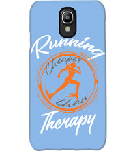 Load image into Gallery viewer, Running Cheaper Than Therapy Gift For Running Lovers Phone case
