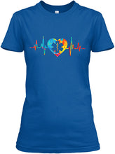 Load image into Gallery viewer, Veterinary Symbol My Heartbeat Meaningful Gift For Women Ladies Tee
