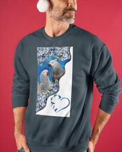 Load image into Gallery viewer, Magical Gray Couple African Parrot Gift For Bird Lovers Sweatshirt
