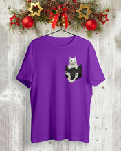 Load image into Gallery viewer, Cat In Your Front Pocket Great Gift For Cat Lovers Guys Tee
