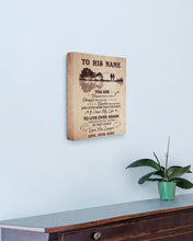 Load image into Gallery viewer, You Are Smarter Than You Think Custom Name Gift For Husband Matte Canvas

