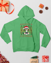 Load image into Gallery viewer, Merry Catmas Cute Funny Gifts Hoodie
