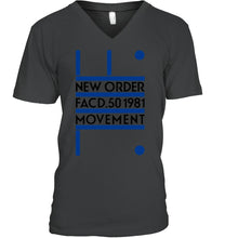 Load image into Gallery viewer, New Order Facd 501981 Movement Simple Unique Custom Design Guys V-Neck
