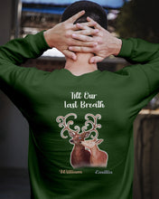 Load image into Gallery viewer, Custom Name Deers Gift For Boyfriend Till Our Last Breath Sweatshirt
