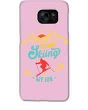 Load image into Gallery viewer, I'm Retired Skiing Is My Job Mountainous Terrain Phone case
