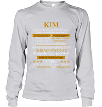 Load image into Gallery viewer, Kim Custom Name Gift A Warrior's Mentality With A Poet's Soul Unisex Long Sleeve

