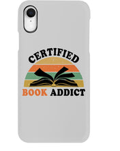Load image into Gallery viewer, Certified Book Addicts Retro Vintage Gift For Books Lovers Phone case
